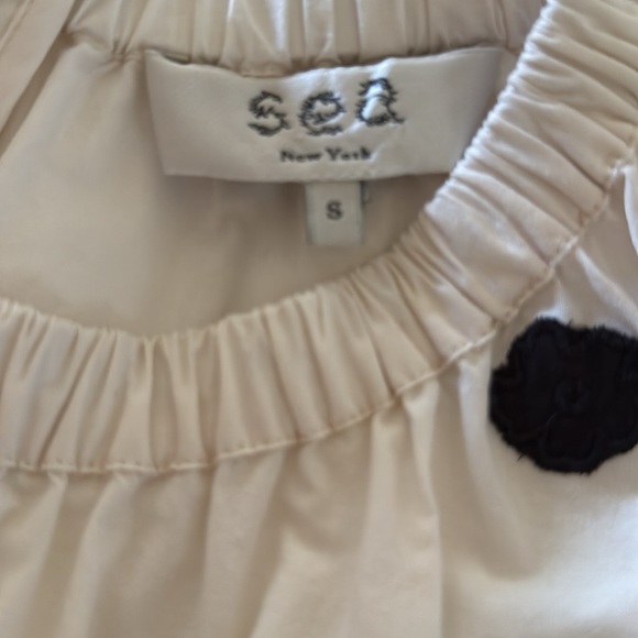 Sea New York Joelle flutter sleeve top size small - Picture 5 of 6